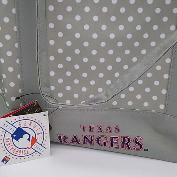 Texas Rangers MLB Dot Large Tote Bag - Picture 4 of 5
